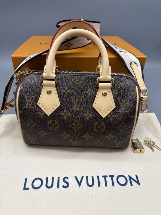 LOUIS VUITTON Monogram Speedy 20 Shoulder Bag