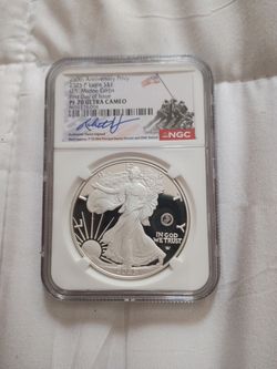 2025 P Marines PF 70 Ultra Cameo First Day Of Issue