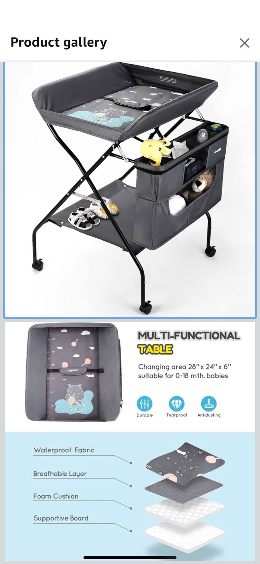 BABY CHANGING TABLE