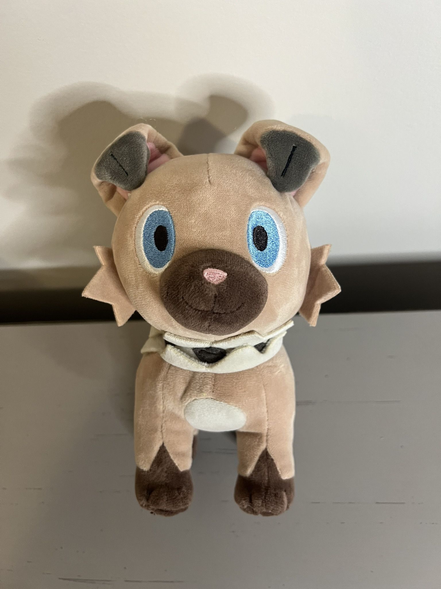 Pokemon Center Rockruff Plush (10 Inches)