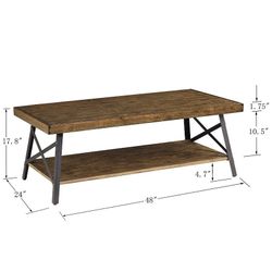 Industrial Modern Coffee Table 