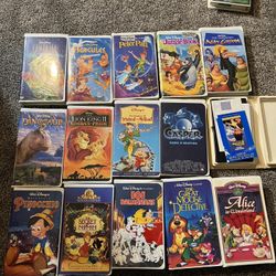 All VHS Disney Tapes