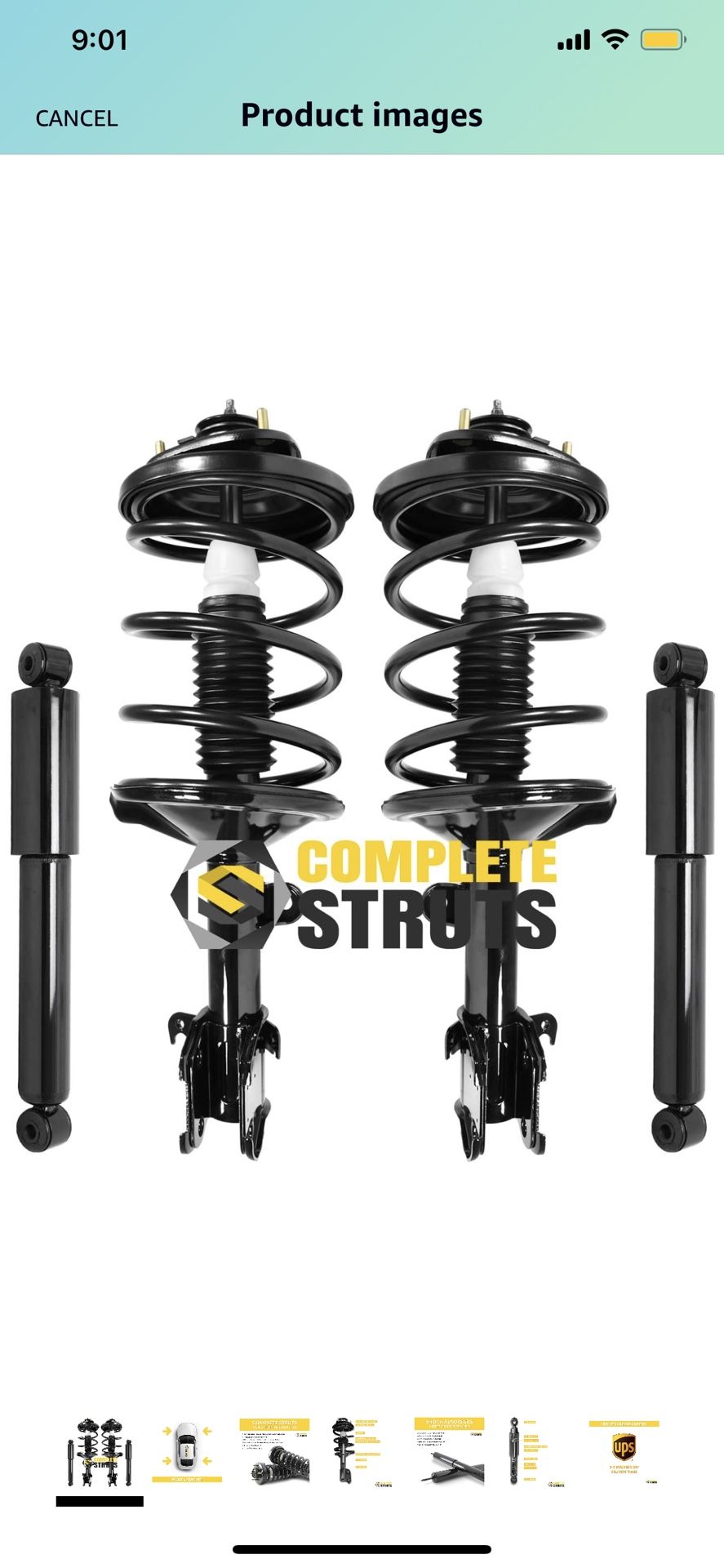 1(contact info removed) Honda Odyssey Struts and Shock Absorber...Brand New in BOX not able to return it w/in the return policy period
