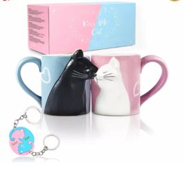 Kissing kittens Mug Set (Kiss Me Cat Edition)