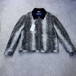 Zara Snakeskin Jacket Men’s Large 