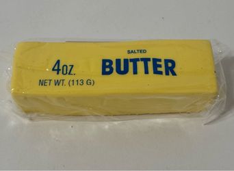 5” Salted Butter Squish Squeeze Toy Stress Reliever NIB