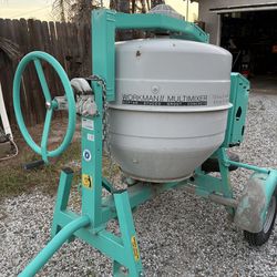 IMER Workman 250 Towable Concrete Mixer – Contractor Grade – Ready to Work