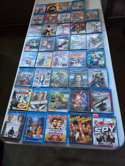 (39) DVD Blu-Ray movies SOLD TOGETHER for $60