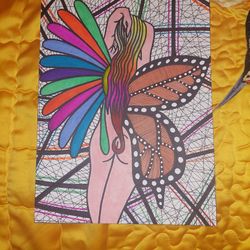 A Drawing Design that made out of Acrylic paint