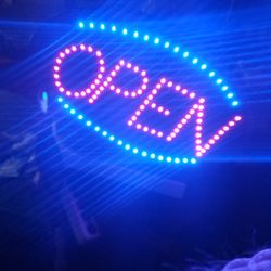 Led Open For Business Sign