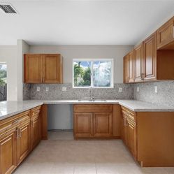 Kitchen Cabinet  With Granite 
