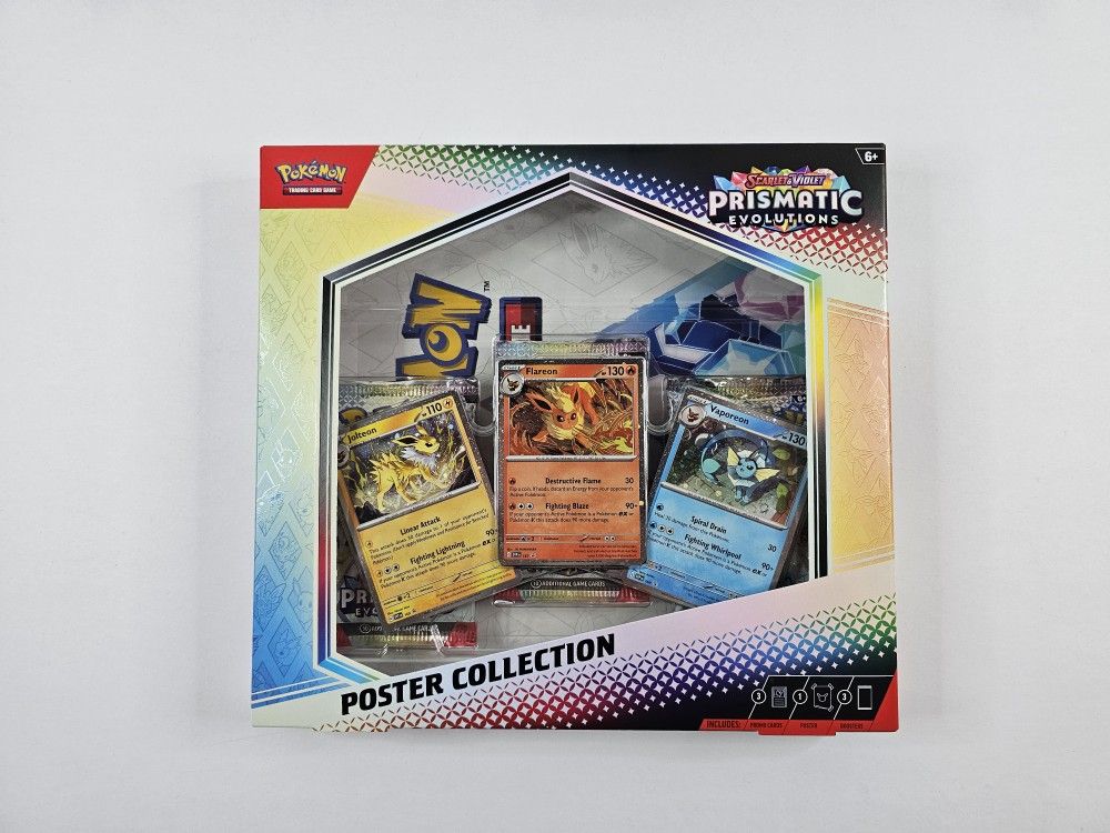 Pokemon Prismatic Poster Collection (New) (Sealed)