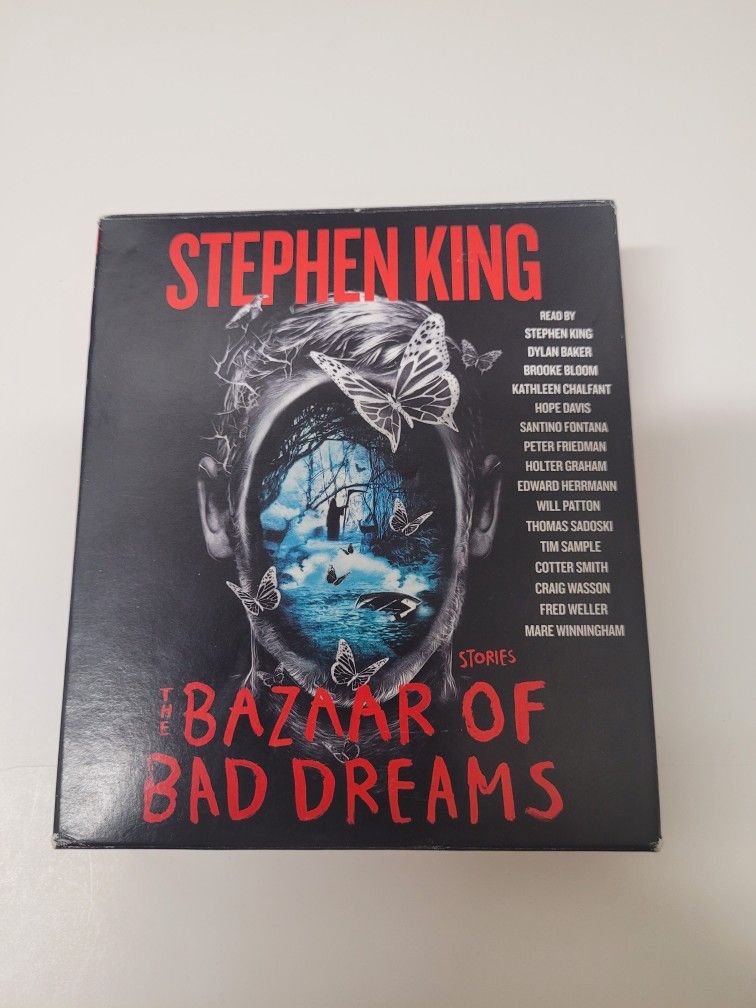 "NEW IN BOX"  Stephen King  Unabridged "The Barzaar Stories Of Bad Dreams"  Audio Book 19 Disc CD.