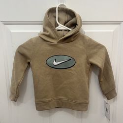 NEW - Nike Toddler Brown Hoodie - 2T