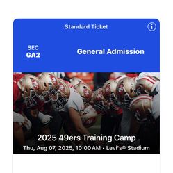 49ers Training Camp, Thursday August 7