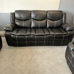 Sala Completa De Sofás Y Reclinables 