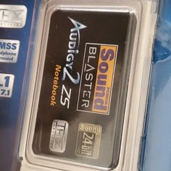 Creative PCMCIA Sound Blaster Audigy 2 ZS Notebook Audio Sound Card