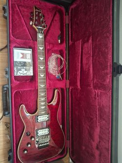 Upgraded Schecter Omen Extreme - Left Handed w/ Case
