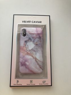 Velvet caviar iPhone X Moonstone case