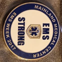 Mainland Medical Center EMS Strong Week 2017 Challenge Coin HCA