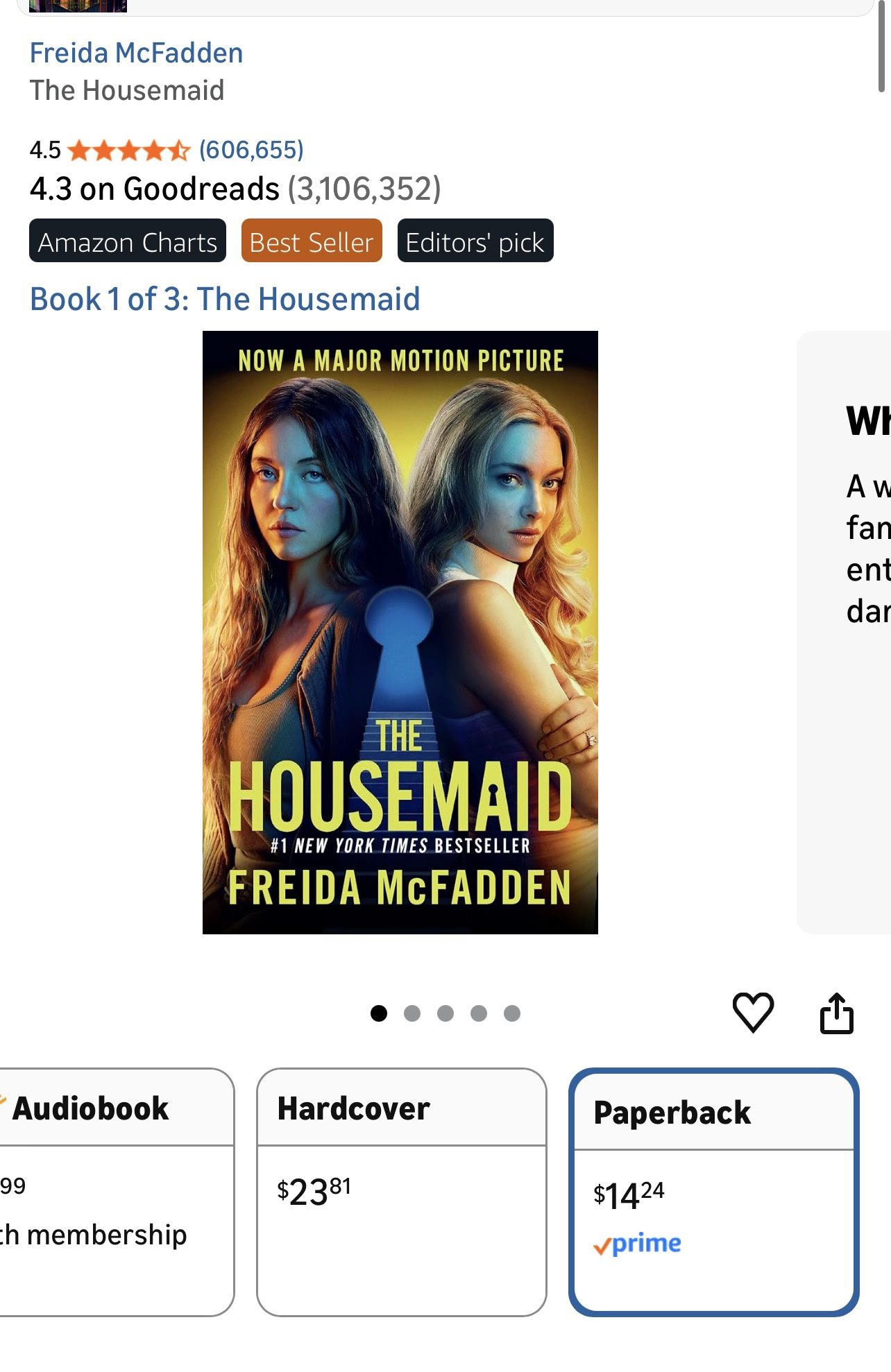 Freida McFadden The Housemaid