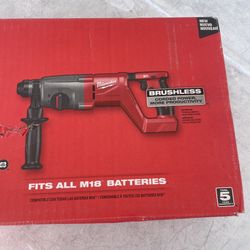Milwaukee M18 18V Lithium-Ion Brushless Cordless 1 in. SDS-Plus D-Handle Rotary Hammer (Tool-Only)