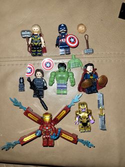 New  Marvel Avengers 7 Minifigures Lot