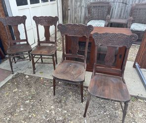 4 Antique Chairs