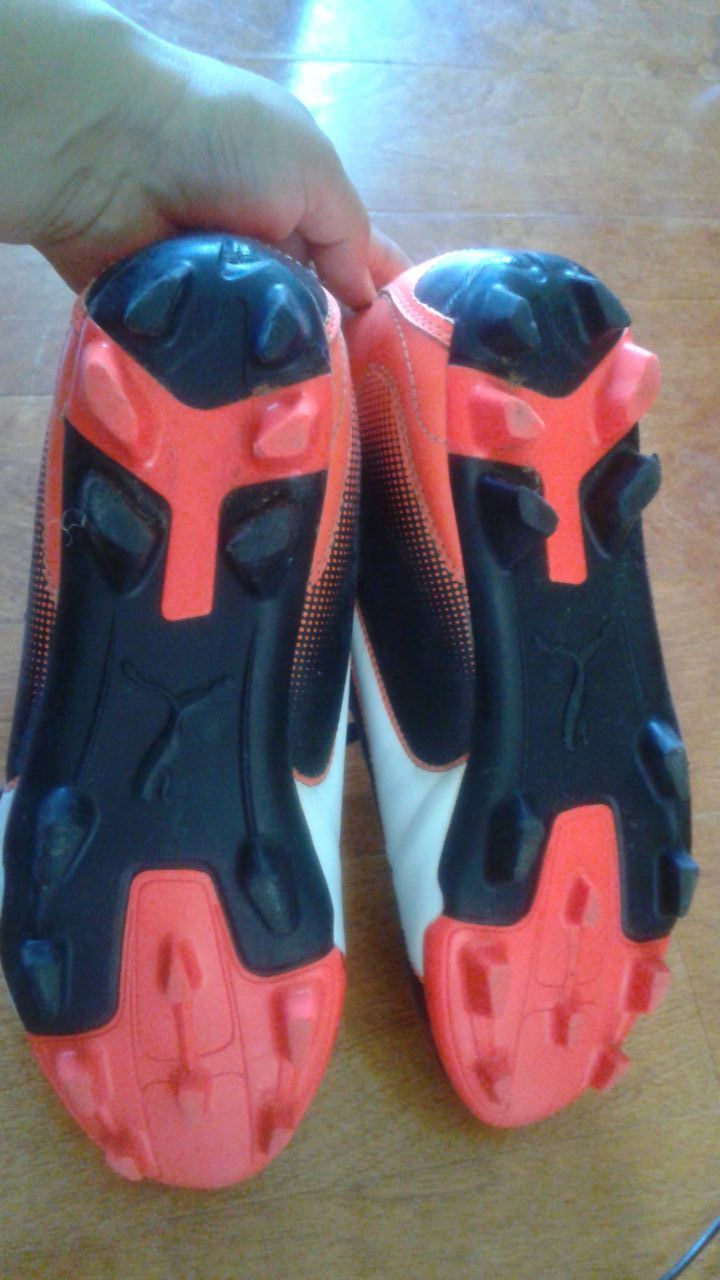 Puma Branded orange Socar Shoes