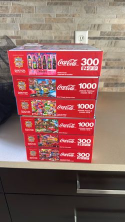 Coca Cola themed puzzle
