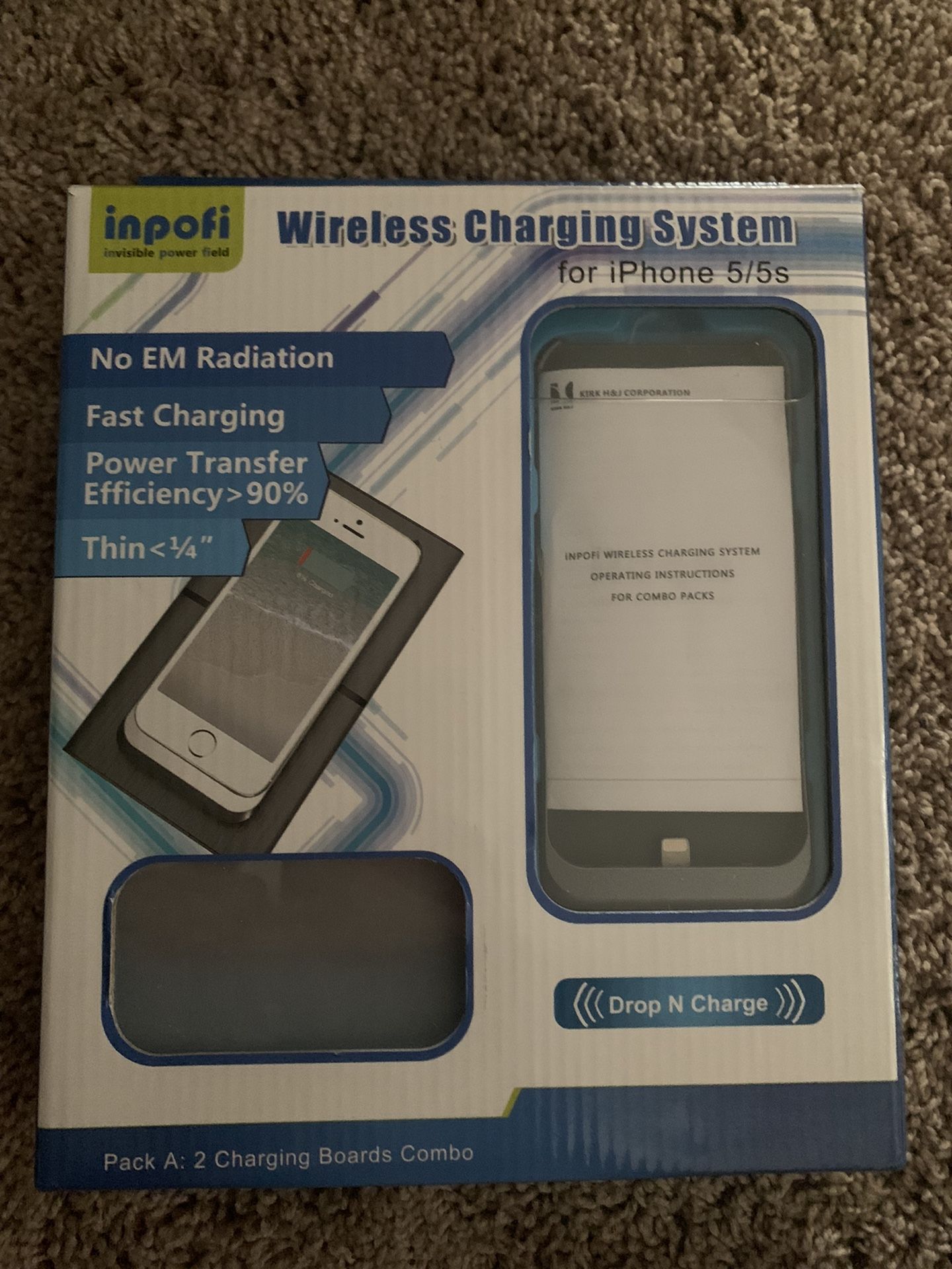Wireless Charging System For iPhone 5/5s