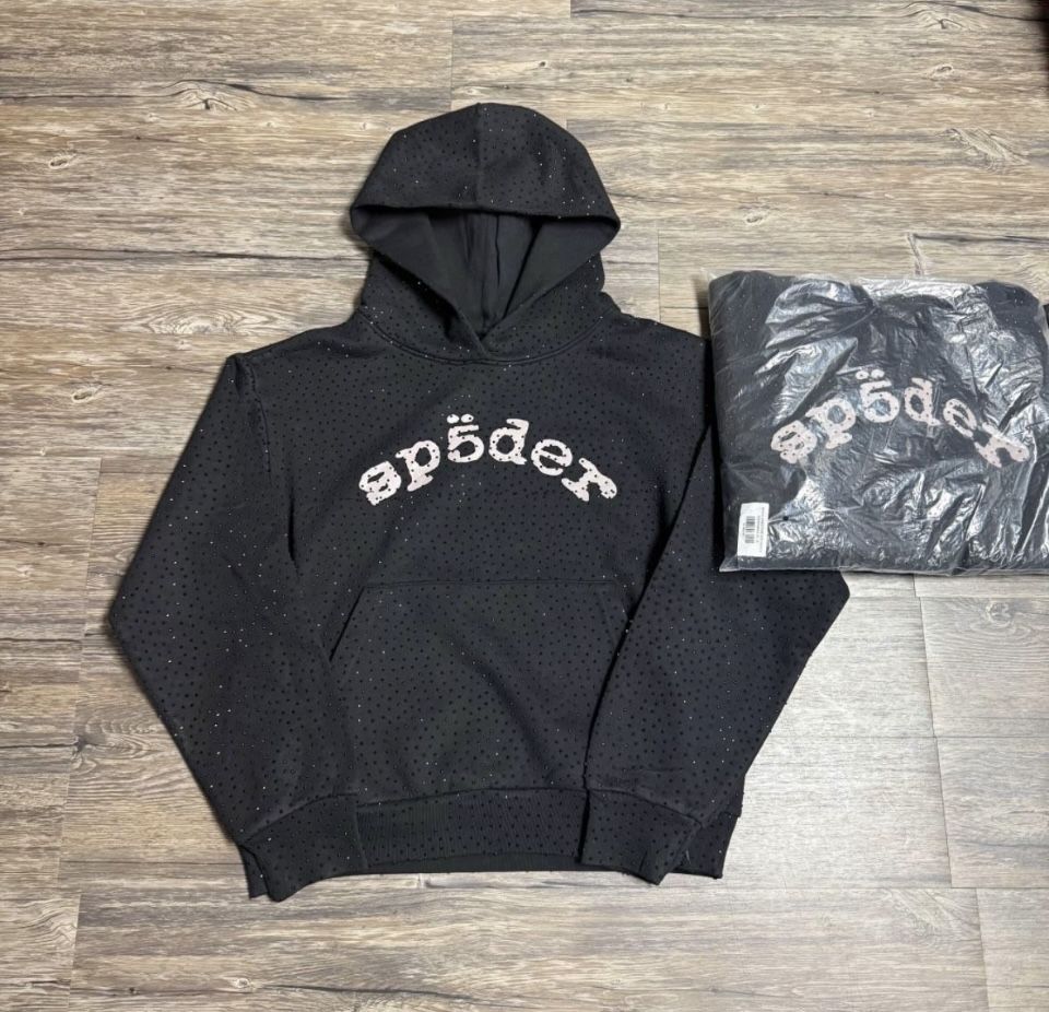 Black Vvs Spider Hoodie