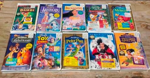 Disney Movies VHS Lot of 10 New Sealed