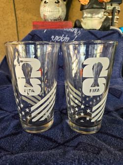 World Cup beer glasses
