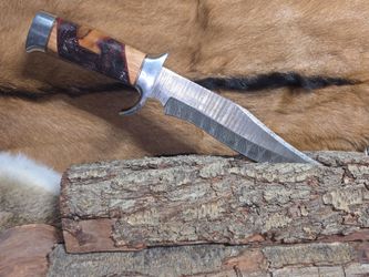 Damascus Hunting Bowie
