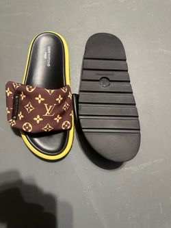 Lv slides pool pillow leather mules brand new!