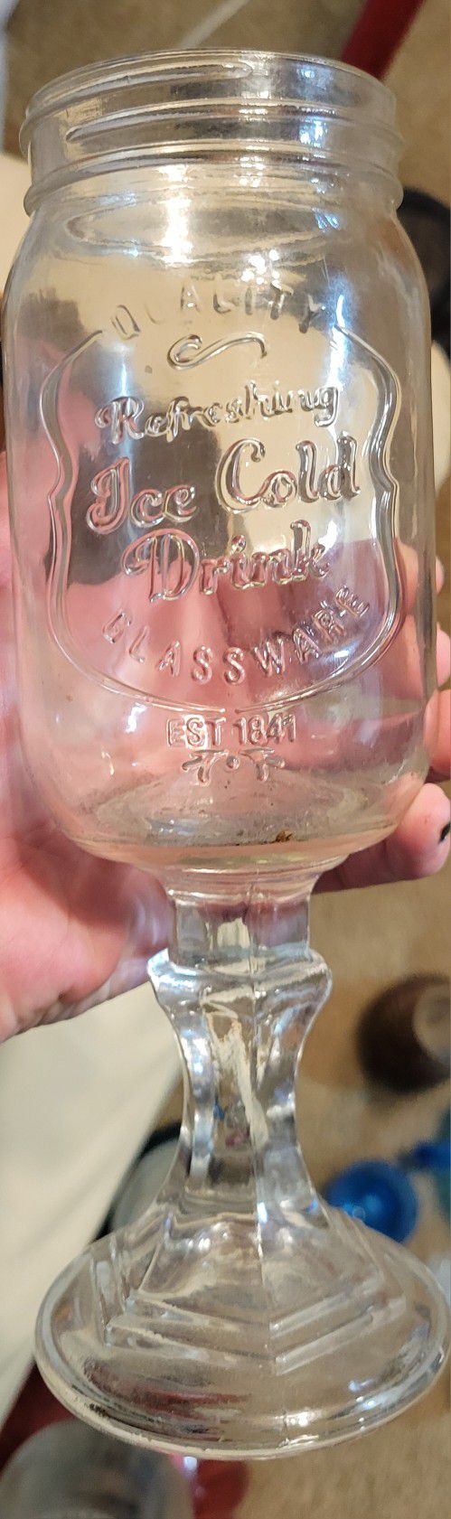 Redneck Hillbilly Wine Glass 12 Oz Ball Mason Jar On Stem
