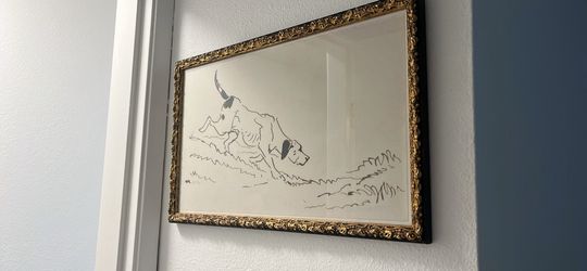 The Hound - framed art print
