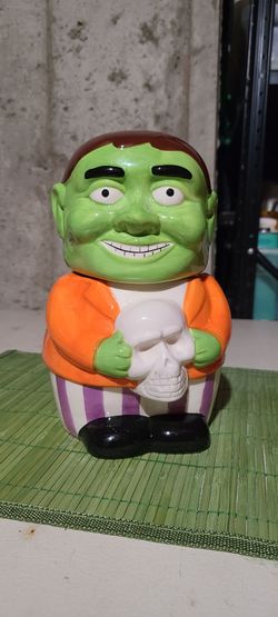 Vintage Ceramic Halloween Cookie/Candy Jar