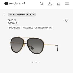 Authentic Gucci Sunglasses 