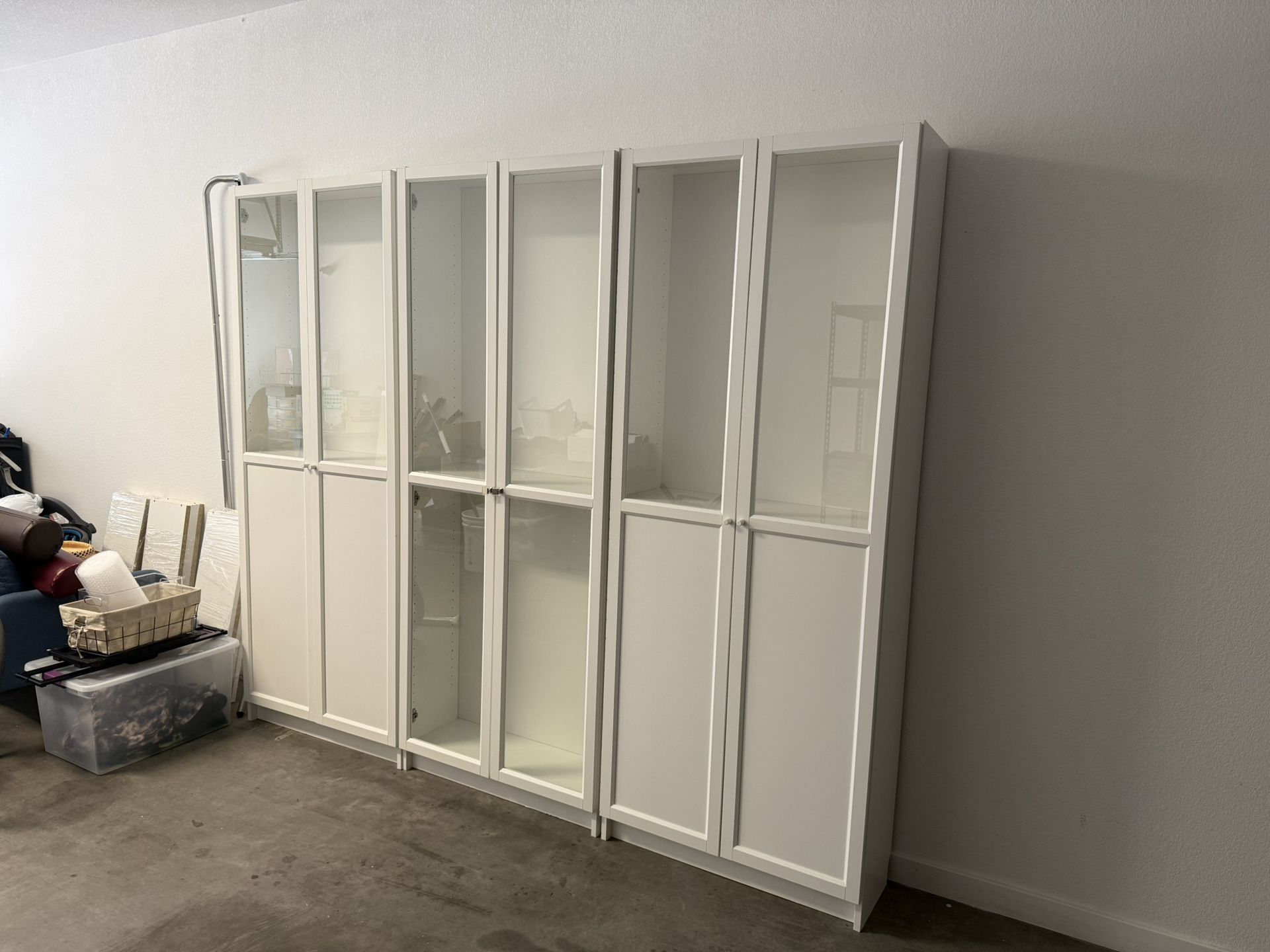 3- IKEA Billy Bookcases
