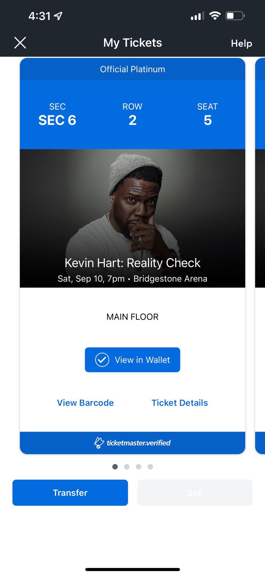 Ticket Kevin Hart Nashville Reality Check Tour