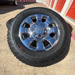 20s Ford F250 King Ranch Chrome F350 Rims Rines Wheels Oem 8lug Tires