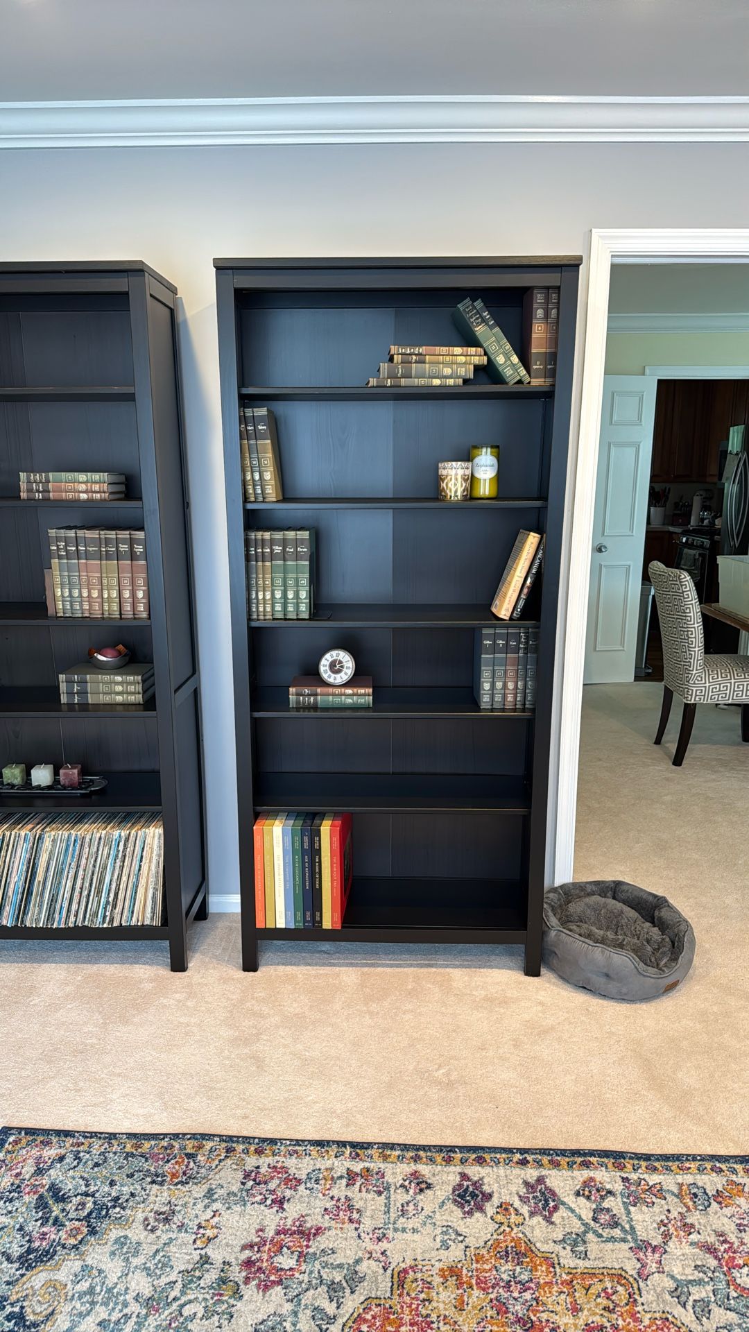 Black IKEA Billy bookcase