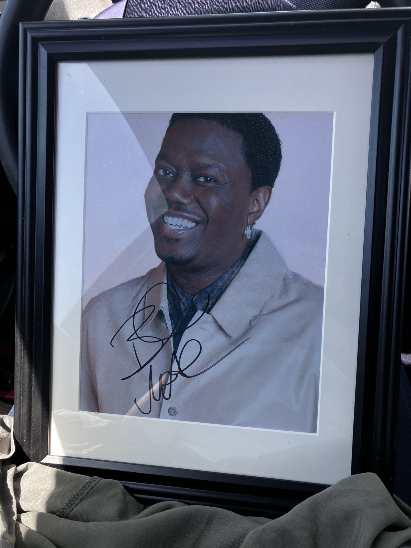 Framed Bernie Mac Signed Photo With Certificate Of Authenticity