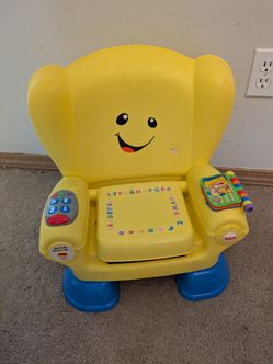 Fisher-Price Laugh Learn Smart Stages Chair Musical Toddler Toy, Yellow