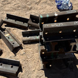 Railroad rails. 17” inch long