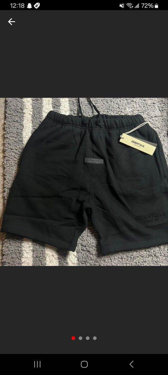 Essentials Short Black Size Medium