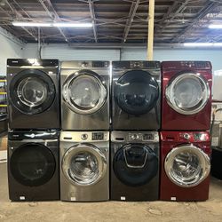 Samsung Set Washer And Electric Dryer 