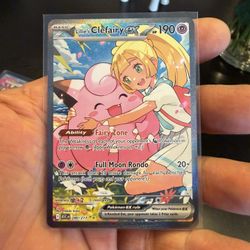  Pokemon- Lillies Clefairy EX 280/217 - SIR - Ascended Heroes